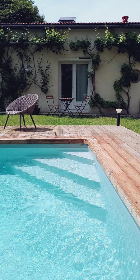Merig'Home Chambre Bd Climatisee Dans Maison Avec Piscine Au Calme En Ville, Sdb & Toilettes Prives Angoulême Exterior foto